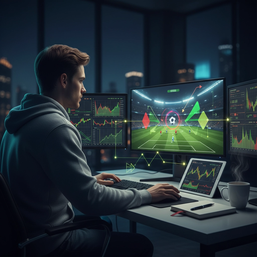 Apostas ao vivo futebol: como lucrar com mudanças de odds