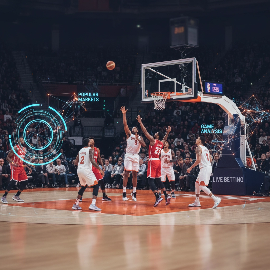 Apostas ao vivo basquete: mercados populares e análise de jogo