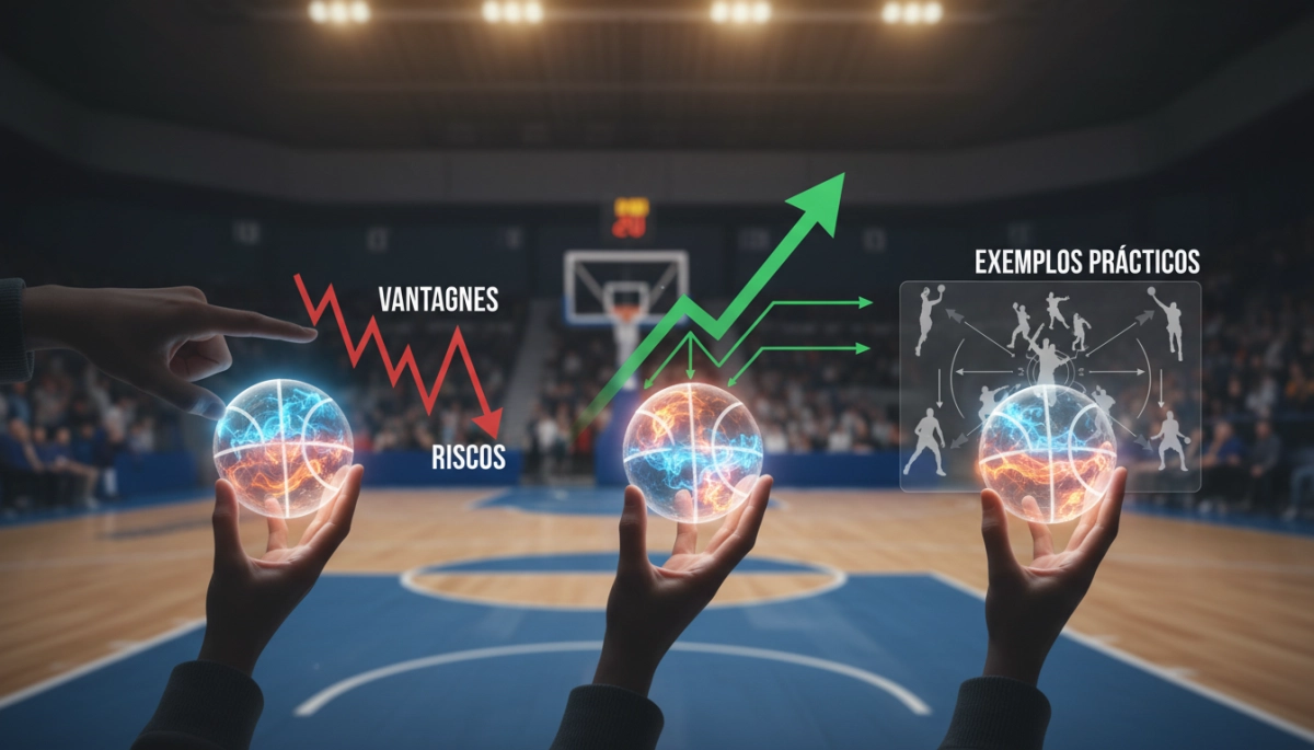 Apostas combinadas basquete: riscos, vantagens e exemplos práticos