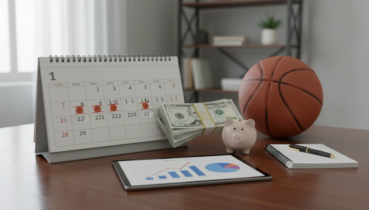 Apostas futuras basquete: calendário, valores e gestão de banca