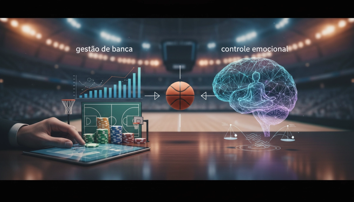 Estratégias apostas basquete: gestão de banca e controle emocional