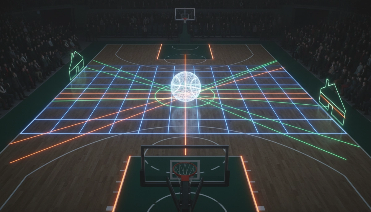 Spread de pontos basquete: como interpretar as linhas das casas