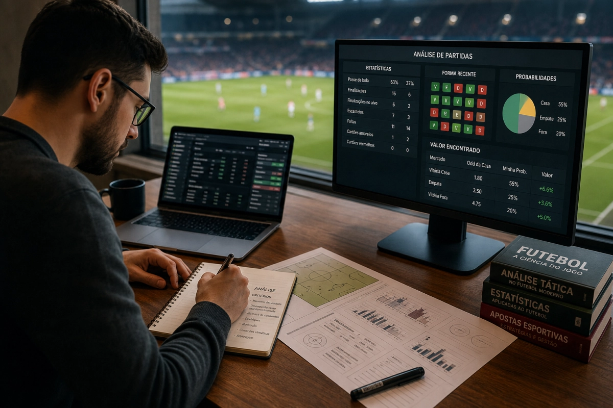Métodos práticos para avaliar partidas de futebol e encontrar apostas com valor
