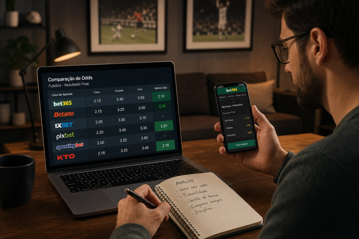 Guia prático para comparar odds e encontrar valor nos melhores sites de apostas esportivas